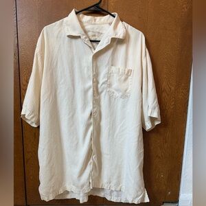 Tommy Bahama Cream Casual Button Down Shirt